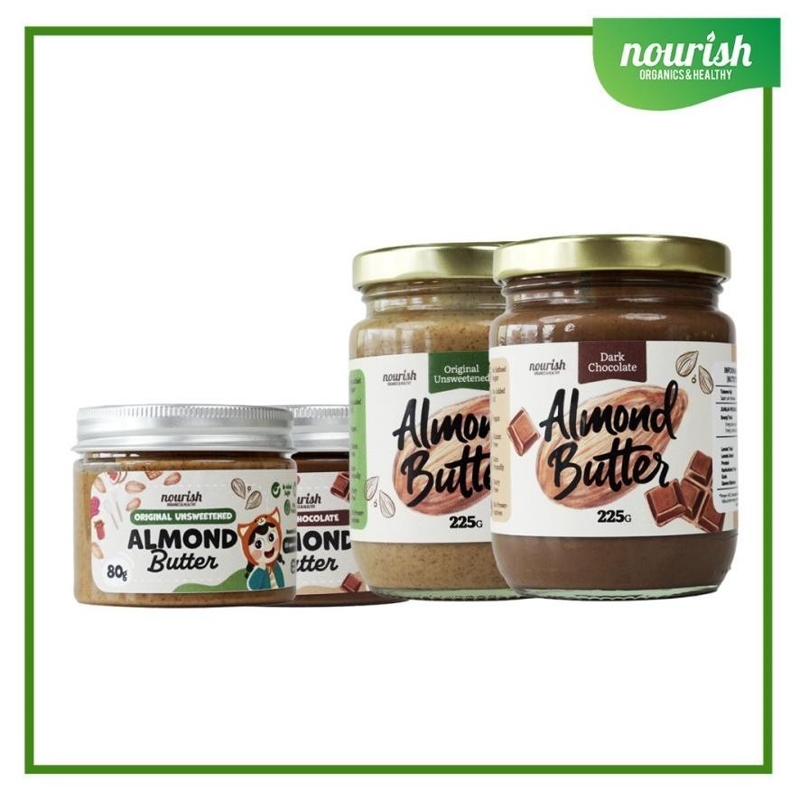 

Nourish Original Unsweetened Almond Butter - 80 Gr