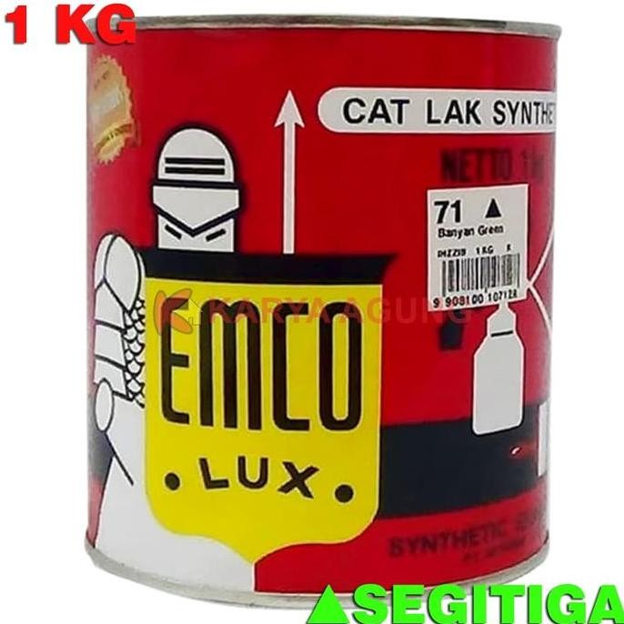 

Emco Lux 1Kg Warna Segitiga Cat Minyak Kayu Besi / Synthetic Paint 1 Kg
