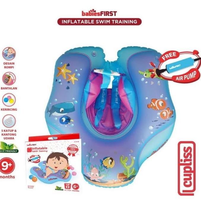 Babiesfirst Inflatable Swim Training Pelampung Renang Blue Babies
