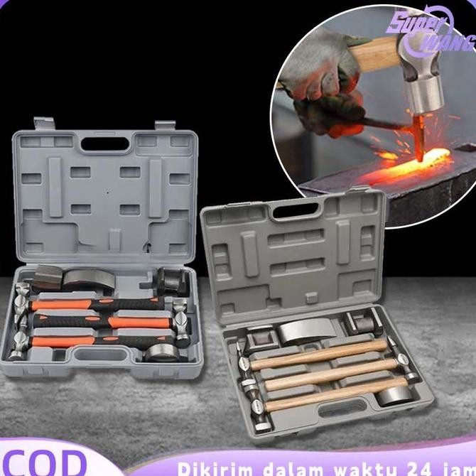 7Pcs Palu Ketok Magic Palu Ketok Mobil Palu Ketok Body Repair Alat Ketok Magic