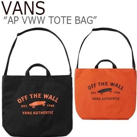 Hot Sale Tas Selempang Vans Totebag Ap Vwww Black Orange Original