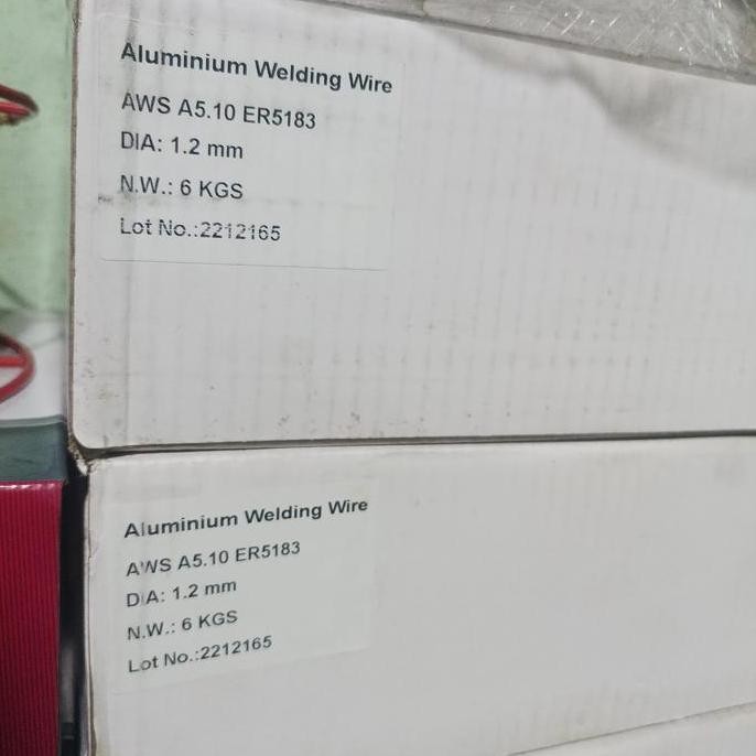 KAWAT LAS ALUMINIUM WIRE 5183 DIA 1.2MM ORIGINAL DAN TERPERCAYA