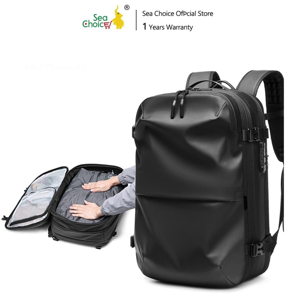 

SEA CHOICE RANSEL KOMPRESI VAKUM Kapasitas Besar Tas Travel, with TSA Lockno Pompa kompresi)