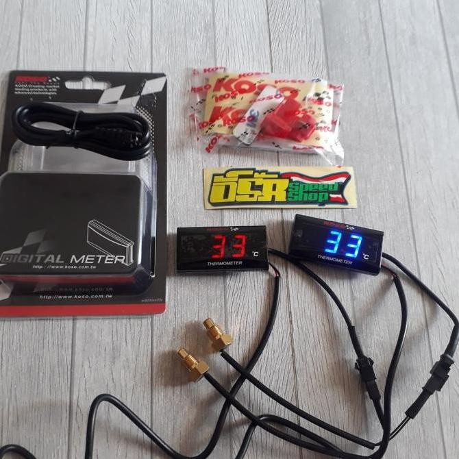 THERMOMETER TEMPERATUR SUHU RADIATOR DIGITAL KOSO NINJA R RR ORIGINAL DAN TERPERCAYA