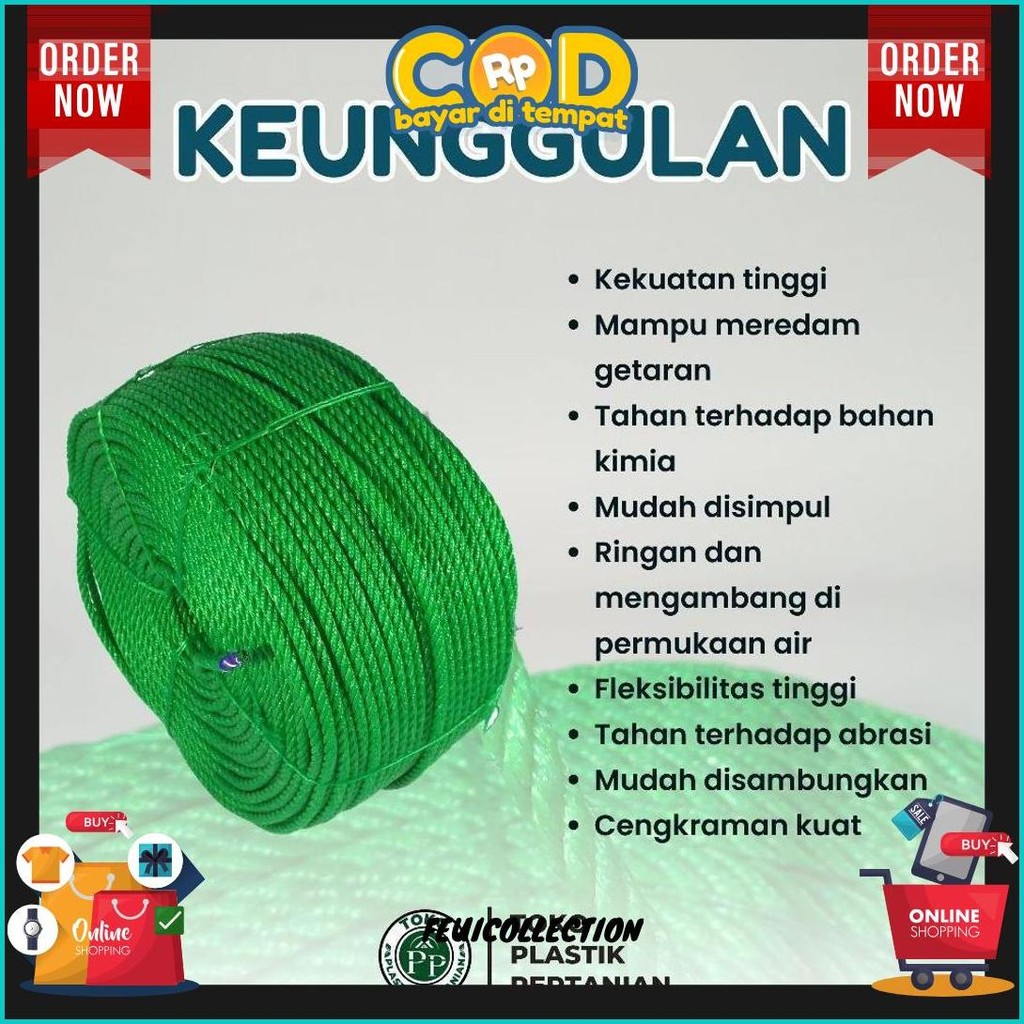 

Tali Tampar Ukuran 2Mm Panjang 220 Meter Terlaris