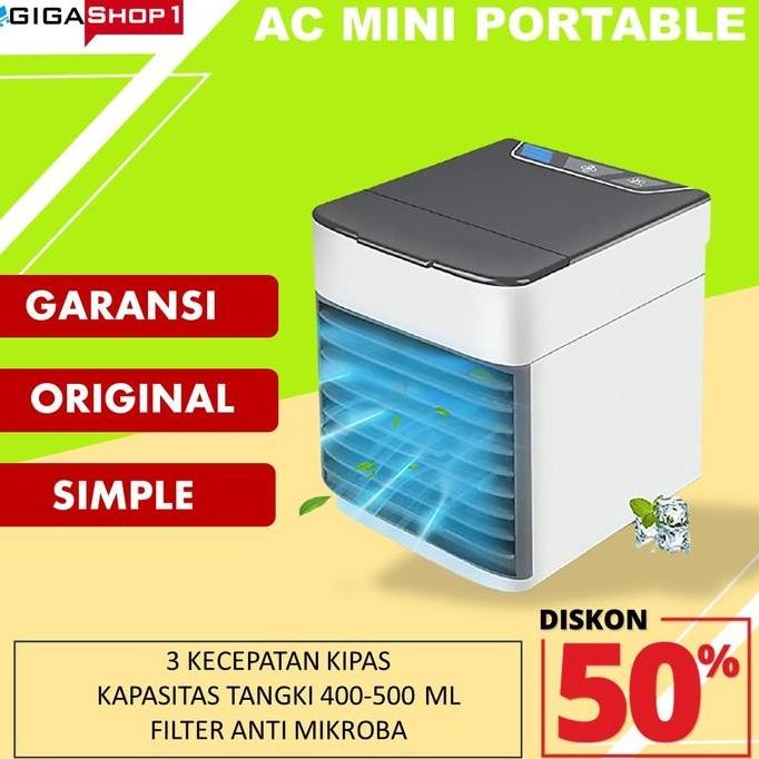 DI140 >> Kipas Angin Ac Mini Portable Cooler Kecil Pendingin Ruangan Murah Impo