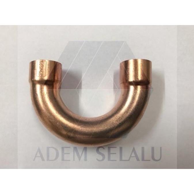 DB222 }} Ubend Tembaga 3/8 | Sambungan Pipa Tembaga | Fitting Pipa Tembaga 3/8"