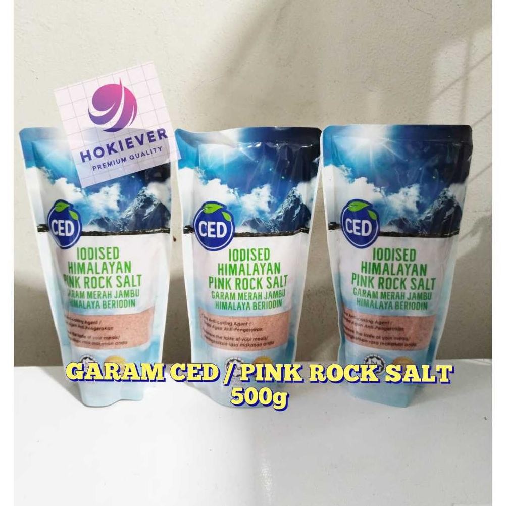 

(Terbaru) GARAM CED / PINK ROCK SALT 500g (Terlaris)