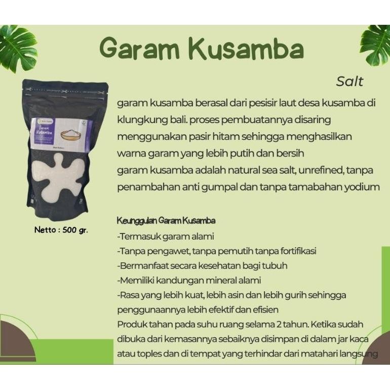 

(Terbaru) Garam kusamba Ikarie Organic by dr. Herlin (Terlaris)