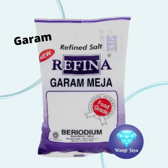 

(Terbaru) GARAM MEJA REFINA 250GR (Terlaris)