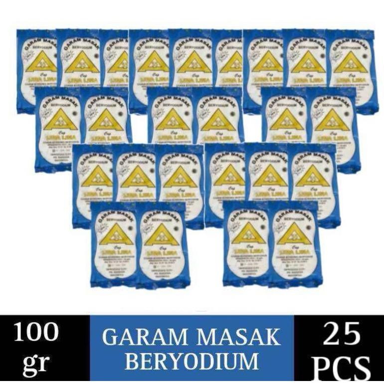 

(Terbaru) Isi 25 Pcs Garam Halus Beryodium berat 100gram (Terlaris)