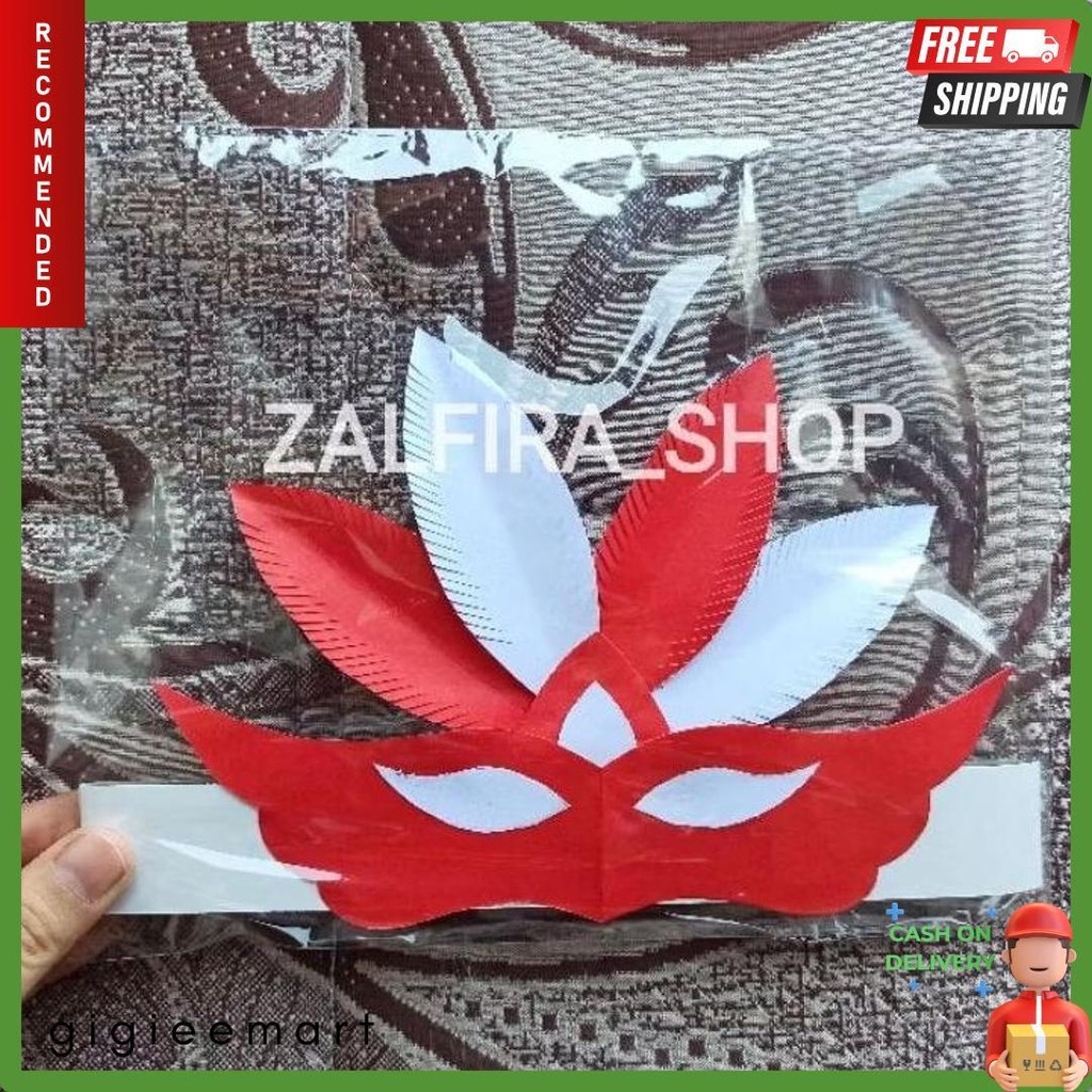 Hiasan Kepala Merah Putih/Mahkota Karnaval Agustusan