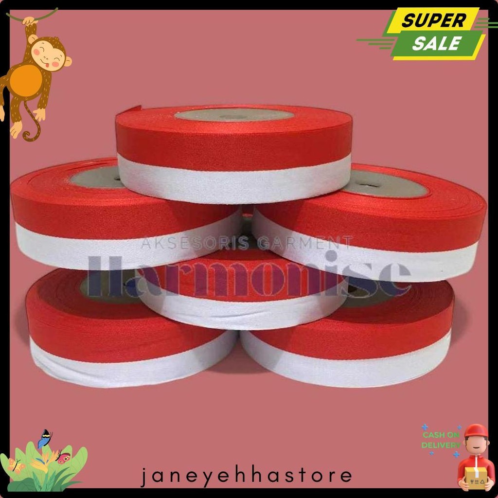 

Pita Merah Putih Eagle Brand Pita Kemerdekaan Pita Serba Serbi 17 Agustus Pita Bendera Merah Putih