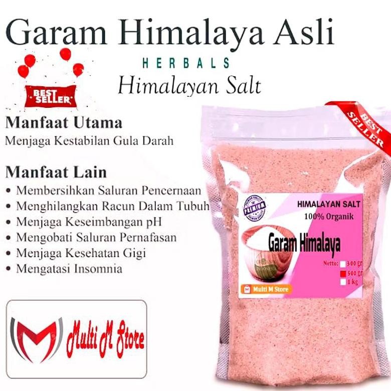 

(Terbaru) [ORI] Garam Himalaya Kualitas Super 500 Gram | Himalayan Pink Salt Original (Terlaris)