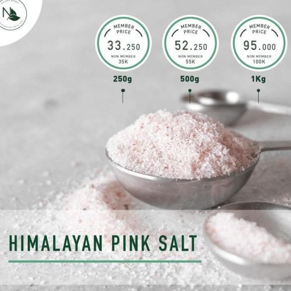 

(Terbaru) Nature's Market Himalaya Pink Salt 1kg (Terlaris)