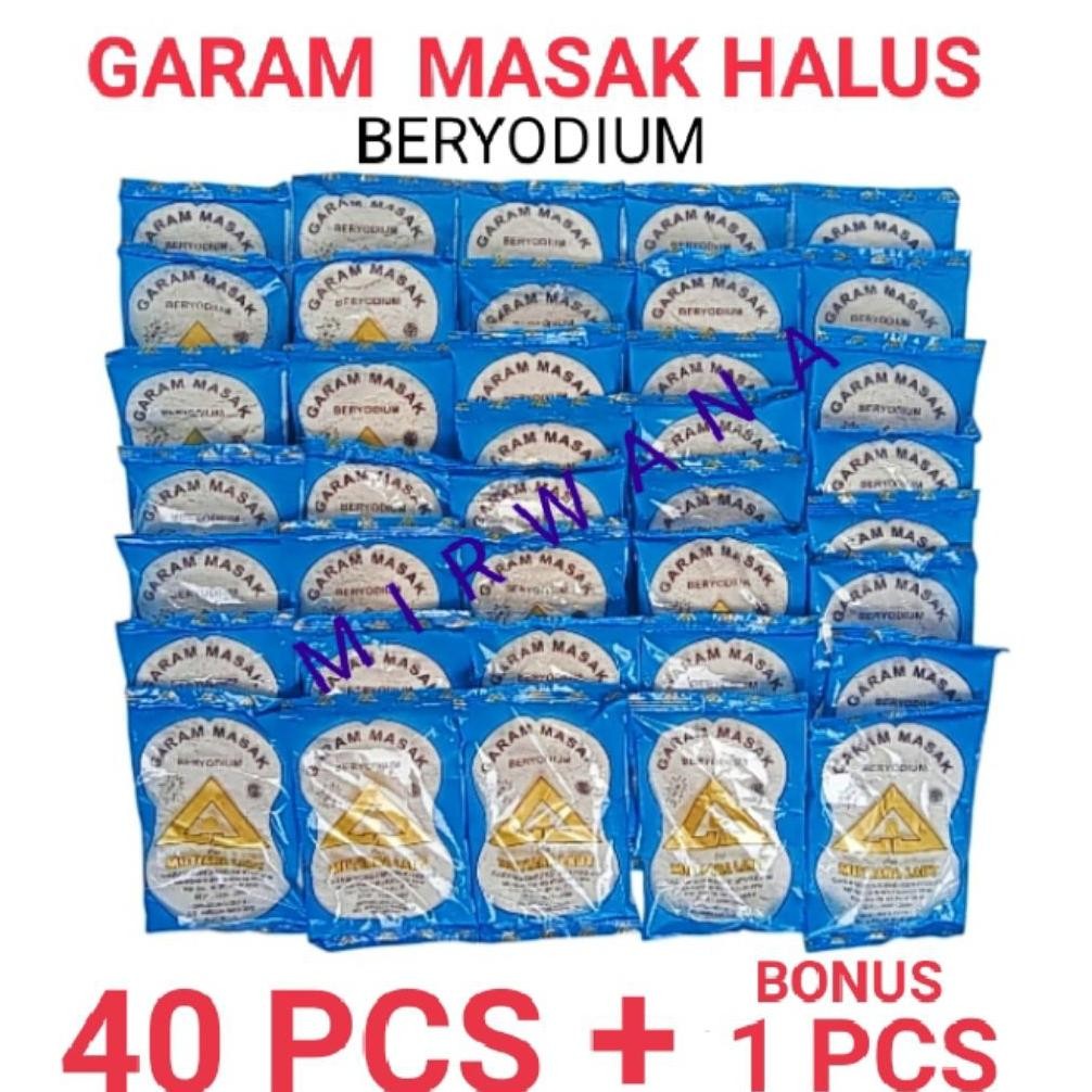 

(Terbaru) ( 40 Pcs ) GARAM MASAK GARAM DAPUR BERYODIUM (100gm 1 pcs) (Terlaris)