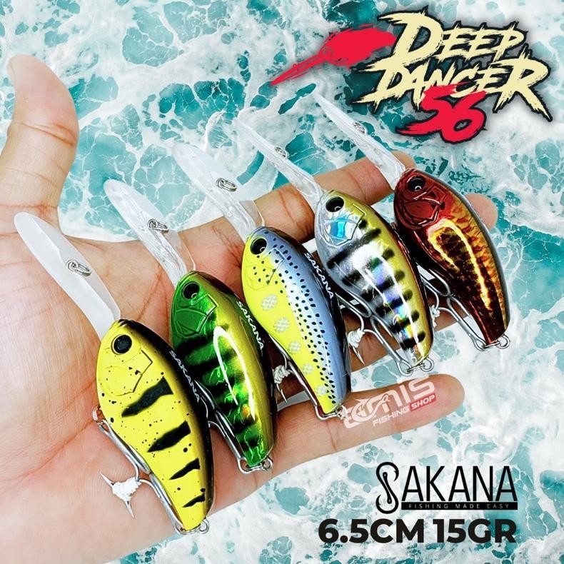 Deep Dancer 56 Sakana Crank Bait lure Umpan Casting Dalam