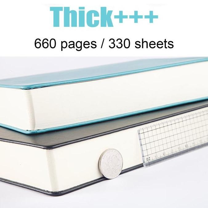

330 Sheets Ultra-thick Blank pages sketchbook A4/A5/A6 notebook leather soft leather business diary travel diary school supplies