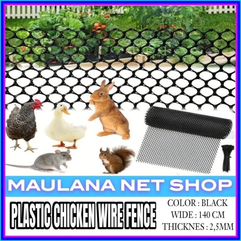 Jaring Pagar Kawat Plastik Super Tebal Untuk Ayam Bebek Unggas