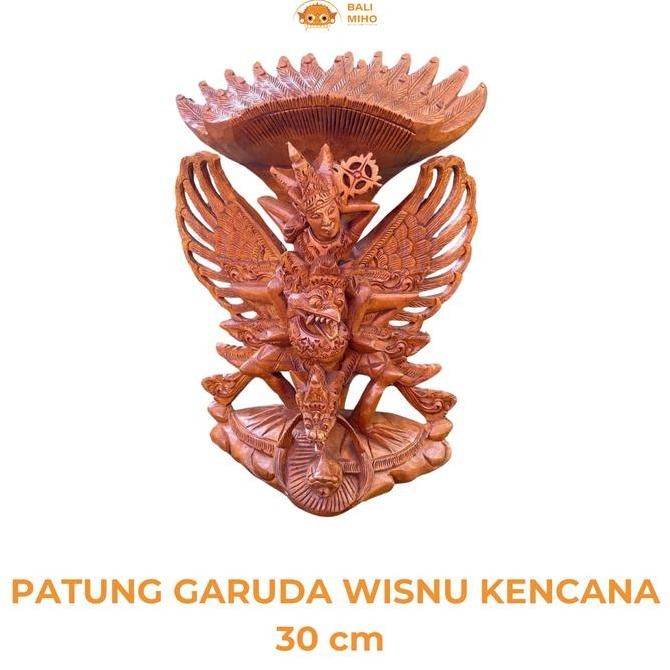 ~~~~~] Patung Garuda Wisnu Kencana 30 cm - Patung GWK Kayu - Patung Garuda Wisnu - Patung Garuda Bal