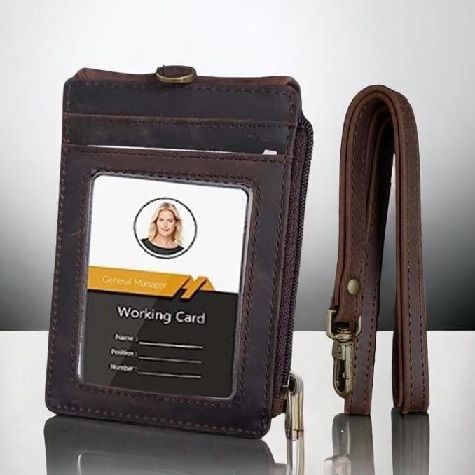 Dompet id card kulit asli crazy horse | slim wallet-ISHIYA POTALA-