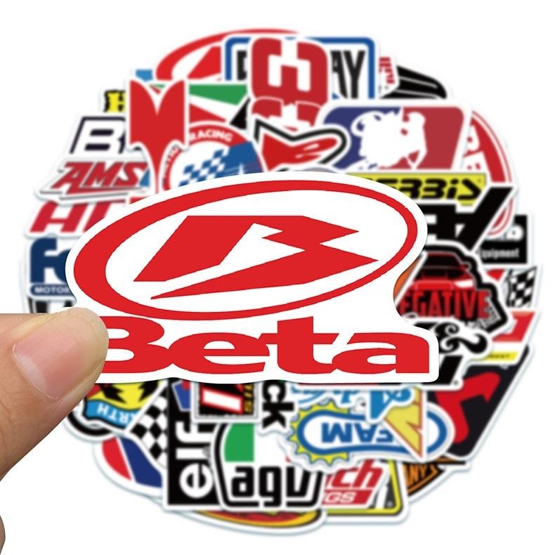 

COD [50PCS]Stiker Pack Logo Sepeda Motor Stiker Kualitas tinggi Tahan Gores Decal Vinyl Anti Air - Sticker Aesthetic Buku Journal Koper Casing HP Tablet Laptop Helm Motor IAT-61