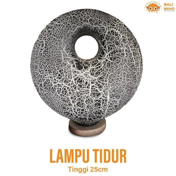 favorit] Lampu Tidur Resin 25 cm - Lampu nakas - lampu meja - Lampu Tidur