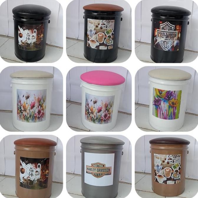 Kursi Tong Kaleng/Besi Bangku Tong (Kursi Doang)