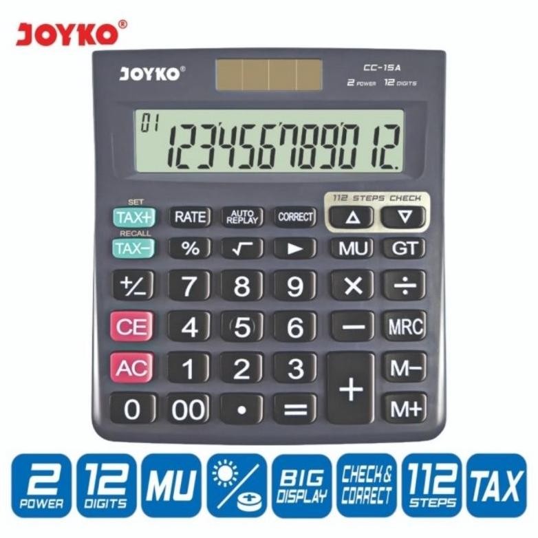 

Xct-2328 Hrn-813 Eqw-68 Kalkulator Joyko Cc 15A Calculator Check Correct Cek Ulang Seperti Mj-120D Sale Xct-2328