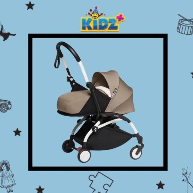 Sewa Babyzen Yoyo White Frame Stroller With 0 Newborn Pa Taupe