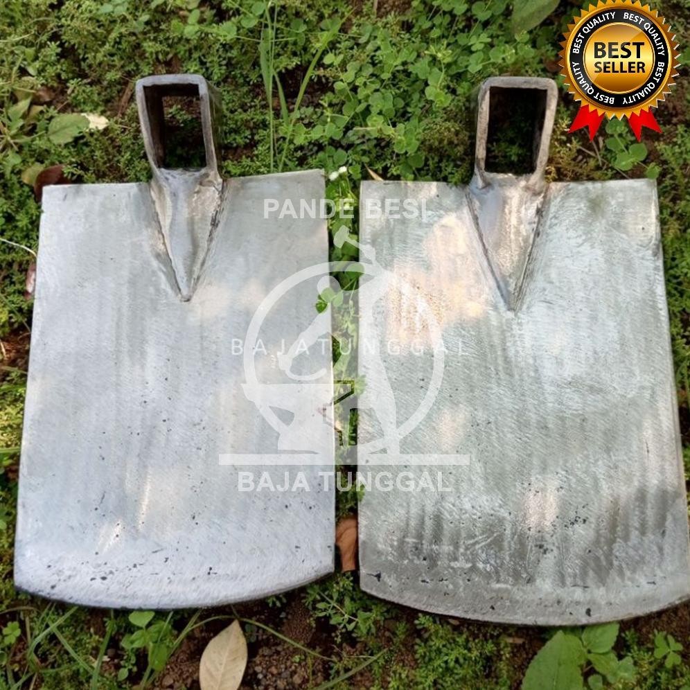 Kekinian Cangkul Ukuran 18Cm Pacul Baja Putih Asli Super Tajam Pacul Sawah Jawa Timur Anti Lengket B