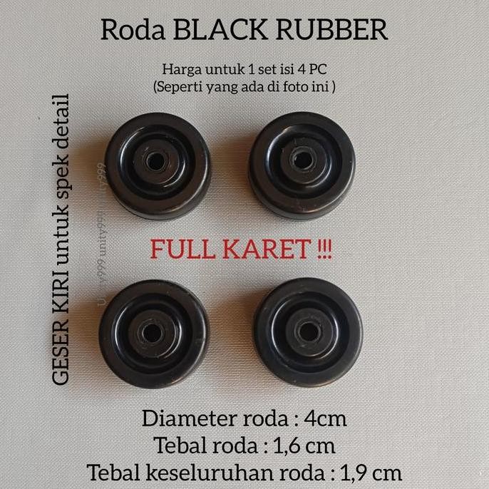 &<&<&<&] roda koper roda pengganti roda single karet roda sparepart koper RODA