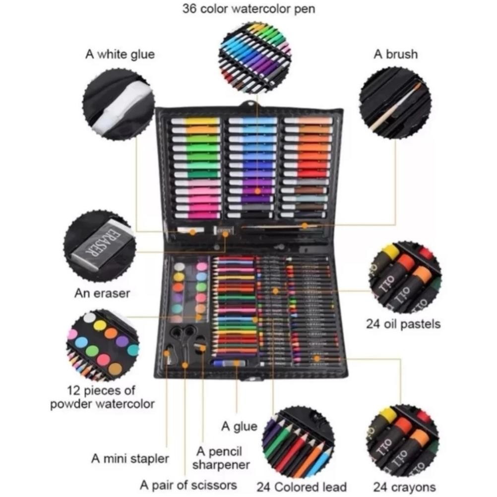 

Re27 Crayon 150Set Alat Tulis Mewarnai Warna 150 Pcs Pensil Warna Menggambar Re27