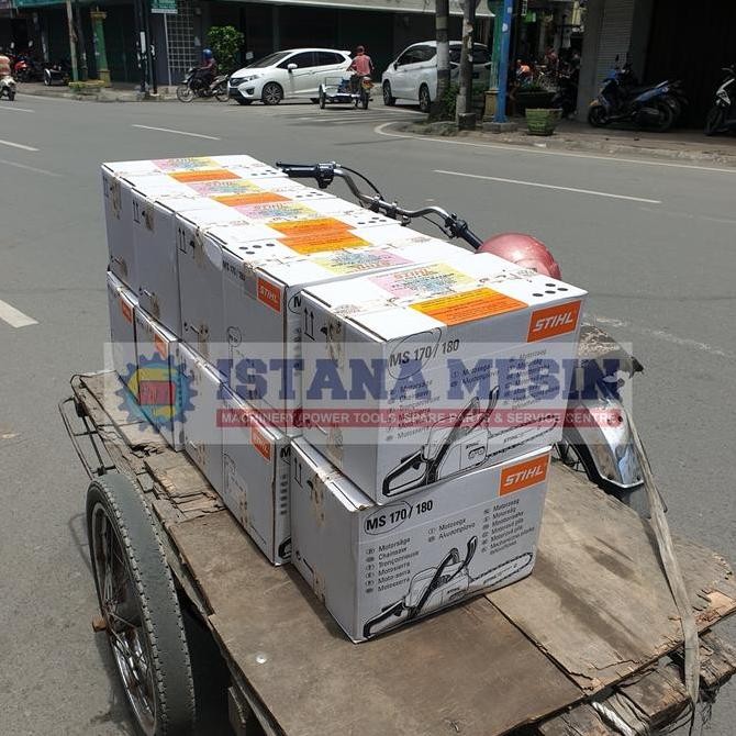 BEBAS ONGKIR - MESIN GERGAJI KAYU STIHL SINSO SENSO MINI 14" STIHL MS170 CHAINSAW