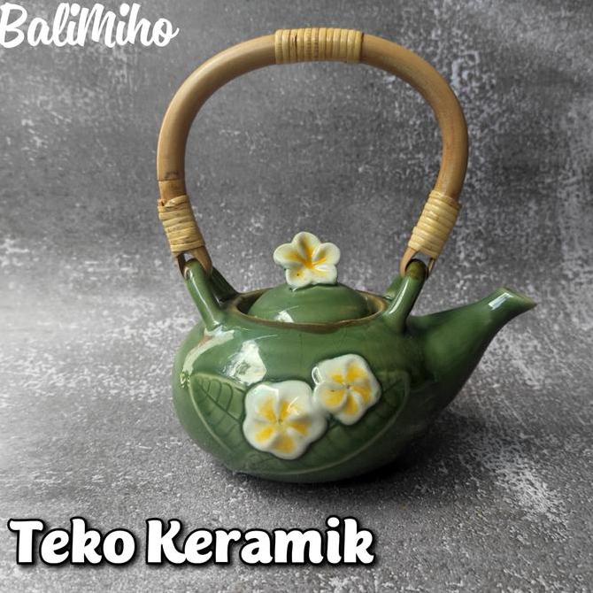 ] TEKO KERAMIK/TEKO TEH/TEKO HIAS/TEMPAT TEH/TEKO UNIK/BALI/TEA POT