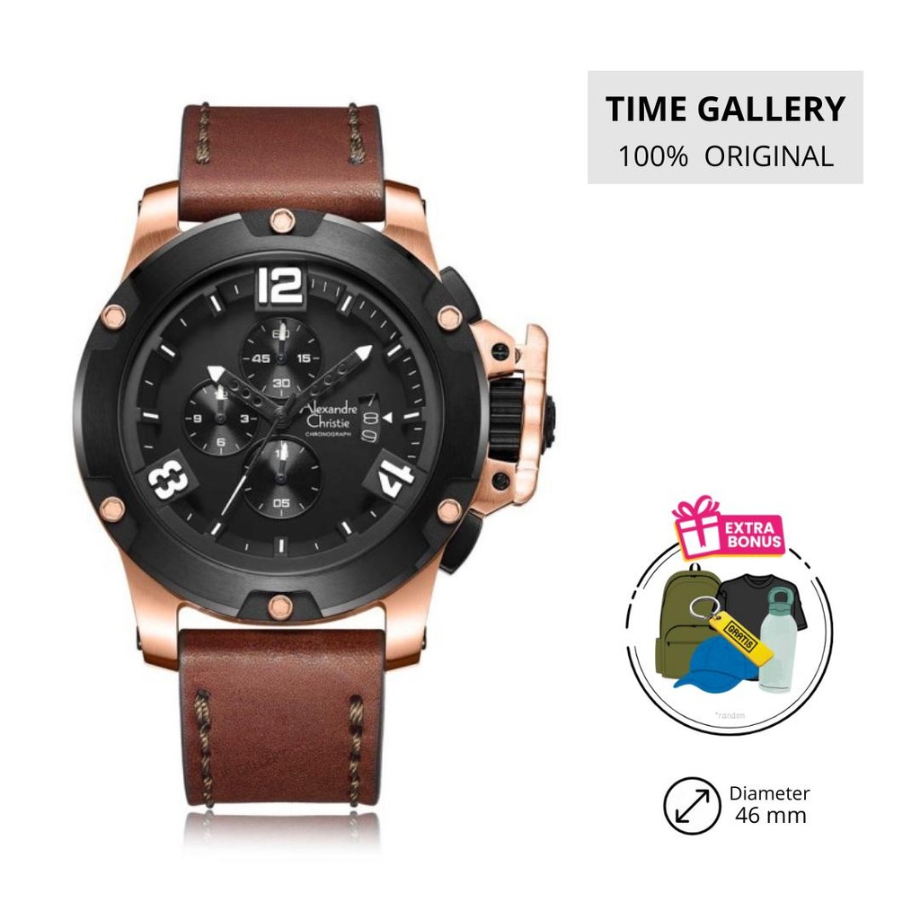 Jam Tangan Pria Alexandre Christie 6295 mclbrba 6295mclbrba mc lbrba 6295mc ac6295 original alexande