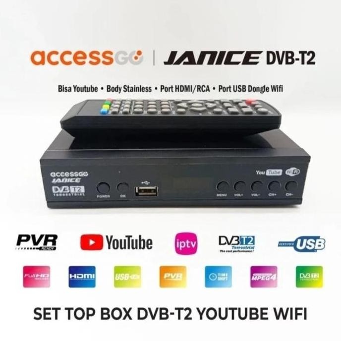 STB set top box JANiCE DVB T2 terrestrial