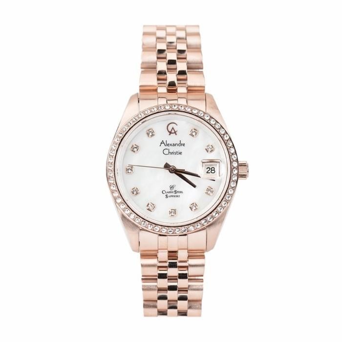 Jam Tangan Wanita Alexandre Christie 5012 ldbrgms original alexander ori watches