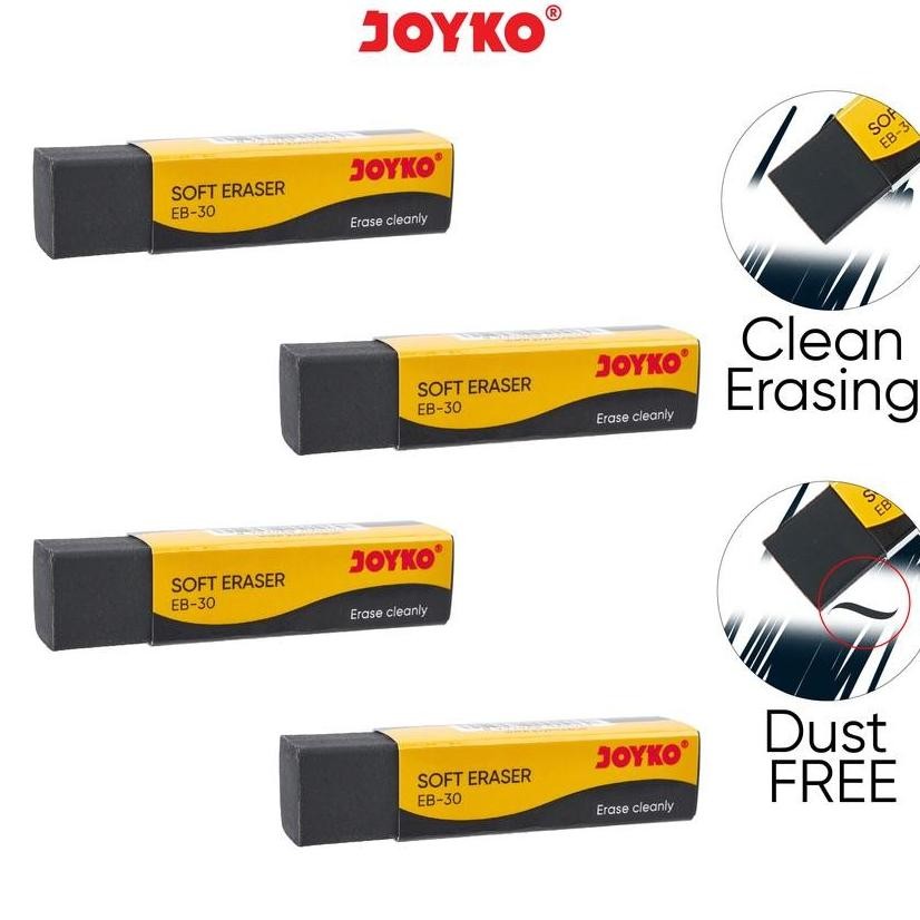 

Penghapus Pensil Joyko Eb30 Hitam Eraser Karet Eb30 Grosir Box Isi 30Ps