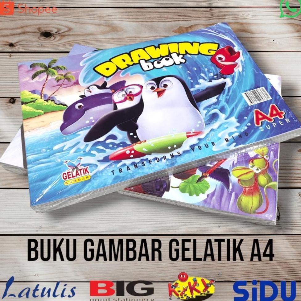 

Termurah Promo Buku Gambar 20X30 Gelatik A4 (10Buku) Termurah