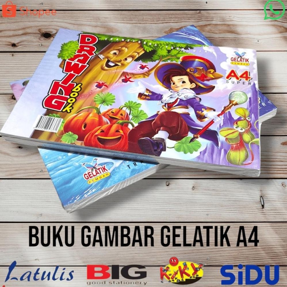 

Termurah Promo Buku Gambar 20X30 Gelatik A4 (10Buku) Termurah