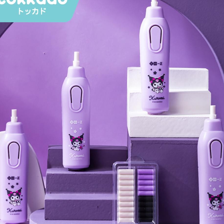 

Tokkado Kuromi Penghapus Elektrik Eraser Kter Sanrio Lucu