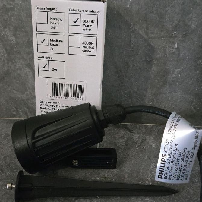 Lampu Sorot Philips Bgp150 3W Led Lampu Taman Sorot Philips Bgp 150 3 Watt