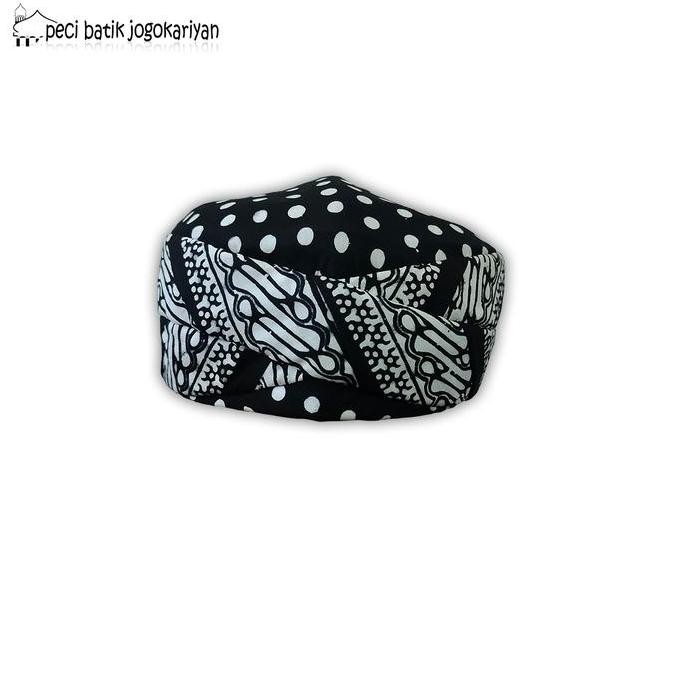 TERLARIS Peci Batik Jogokariyan Motif Batik Parang Polkadot Kopiah Songkok Santri