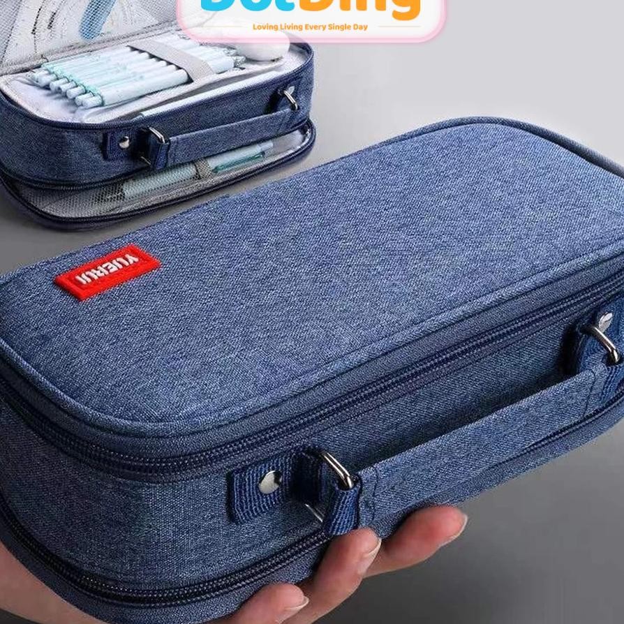 

Dotding Tas Pensil Multifungsi Double Layer Kapasitas Jumbo Organizer Anti Bocor Dengan 6 Ruang Kustomisasipencil Bag Large Capacity 5 Layers Storage Hh Quality Box Cosmetic Bag Simple Students School Stationeryh333