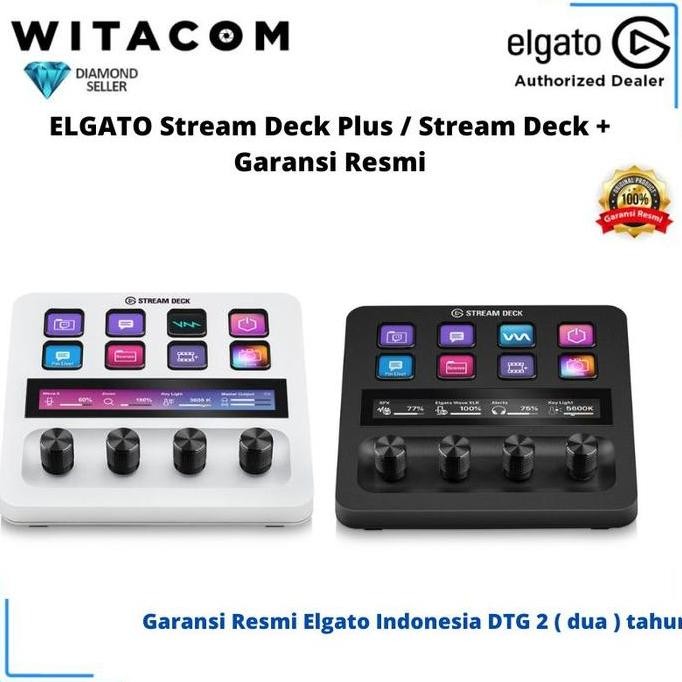 Elgato Stream Deck Plus / Stream Deck + - Resmi - Hitam Co