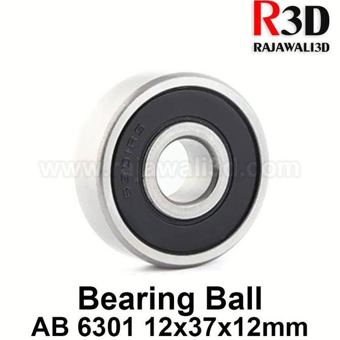 Ball Bearing AB 6301RS 6301 Rs 12x37x12mm OD 37mm ID 12mm