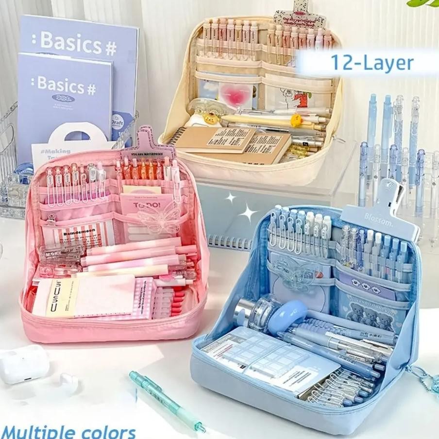 

Tempat Pensil Korea Multi Sekat Ukuran Jumbo