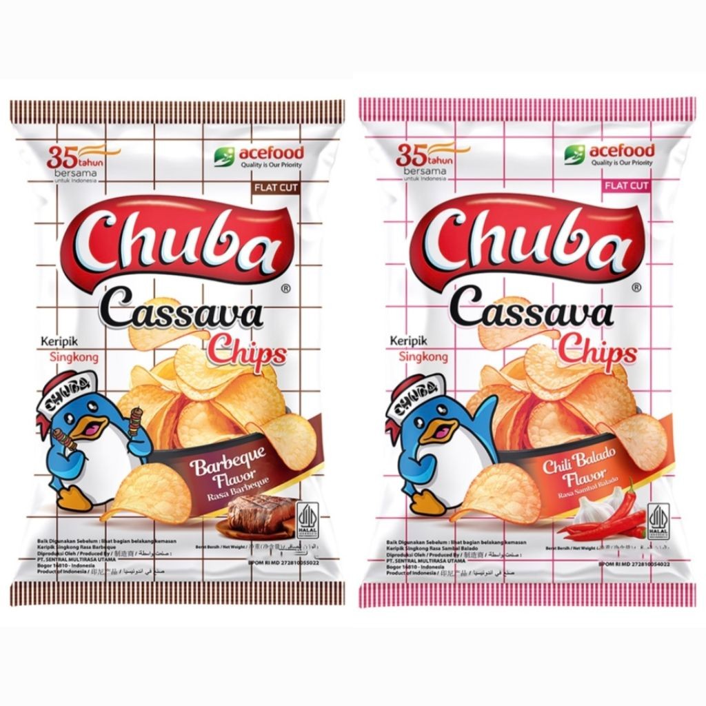 

Chuba Keripik Singkong Snak Makanan Ringan 125 g