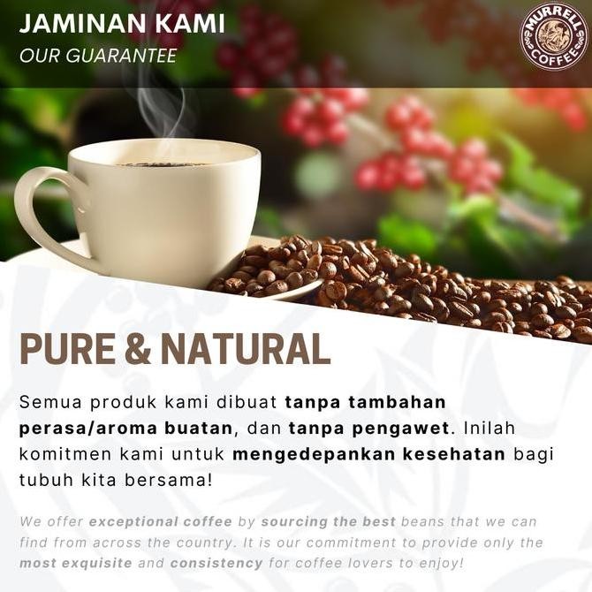 

1 Kg Bali Kintamani Kopi Arabica Specialty Premium Biji Bubuk Murrell Coffee